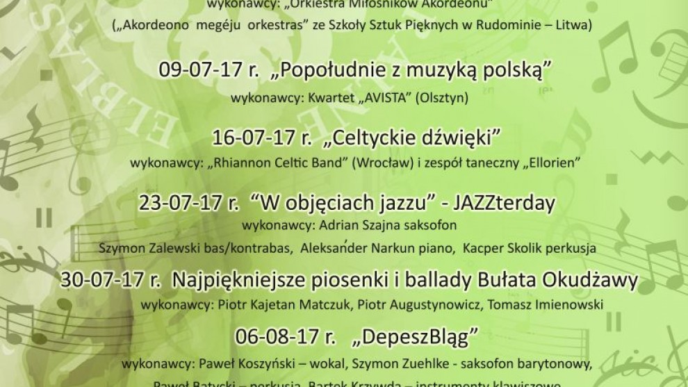 Rusza XX Letni Salon Muzyczny – Bażantarnia 2017