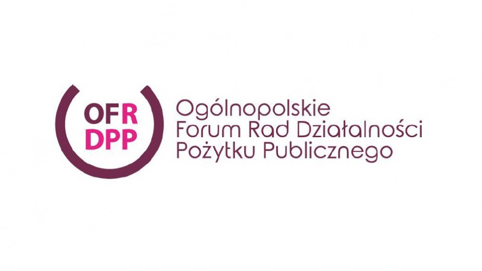 Zapraszamy na Ogólnopolskie Forum Rad Działalności Pożytku Publicznego